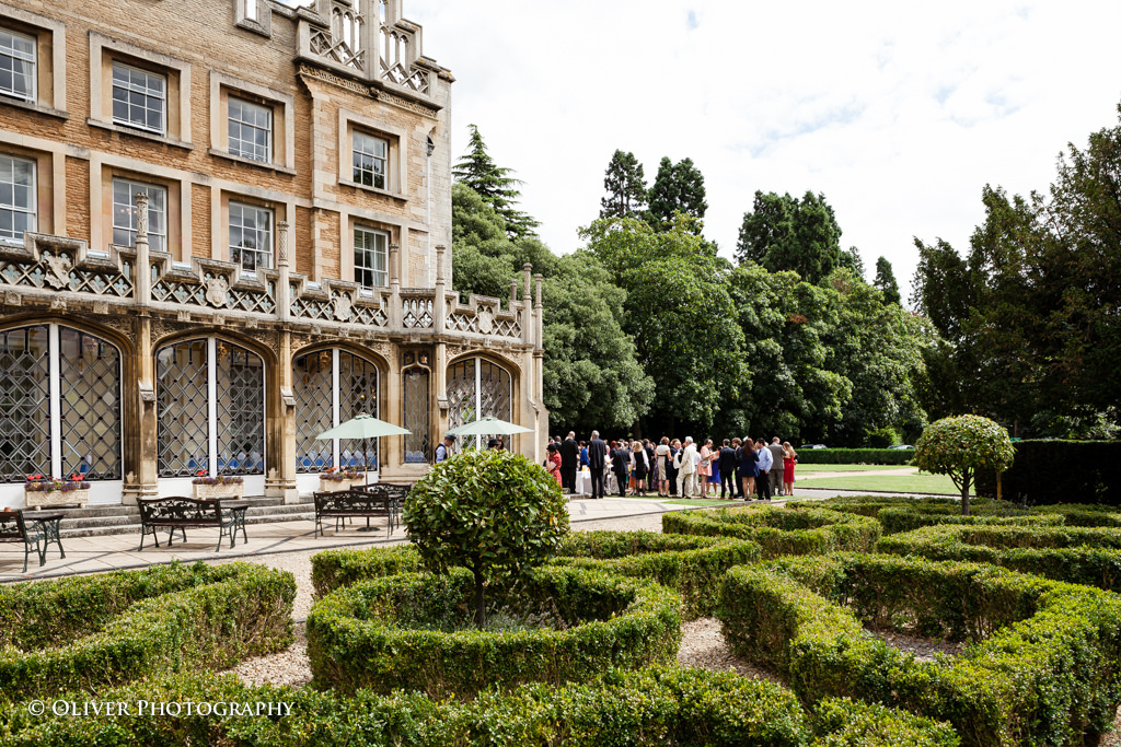 Orton hall garden outside