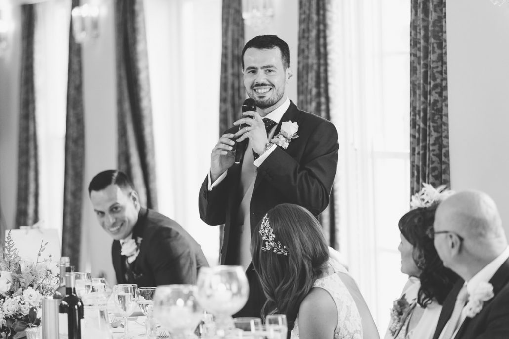 groom speaking